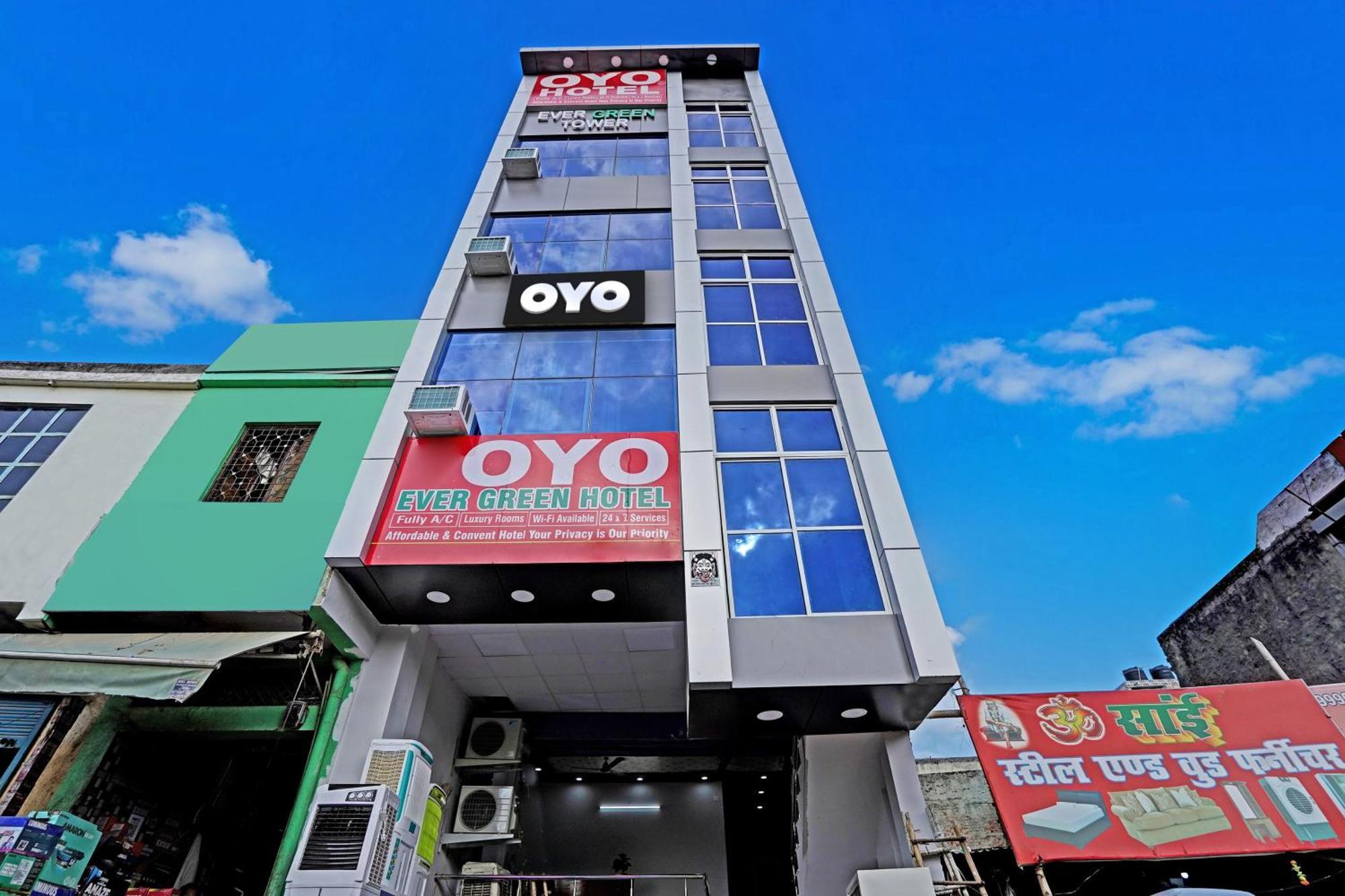 Oyo Flagship Evergreen Tower Hotel Ghaziabad Exterior photo